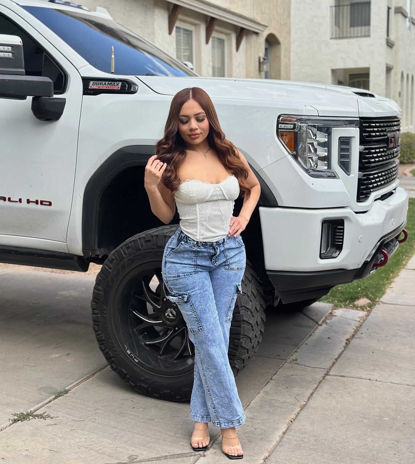 Spring corset top